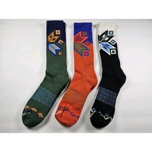 Bombas Holiday Calf Lot Of 3 Pairs Socks Size XL